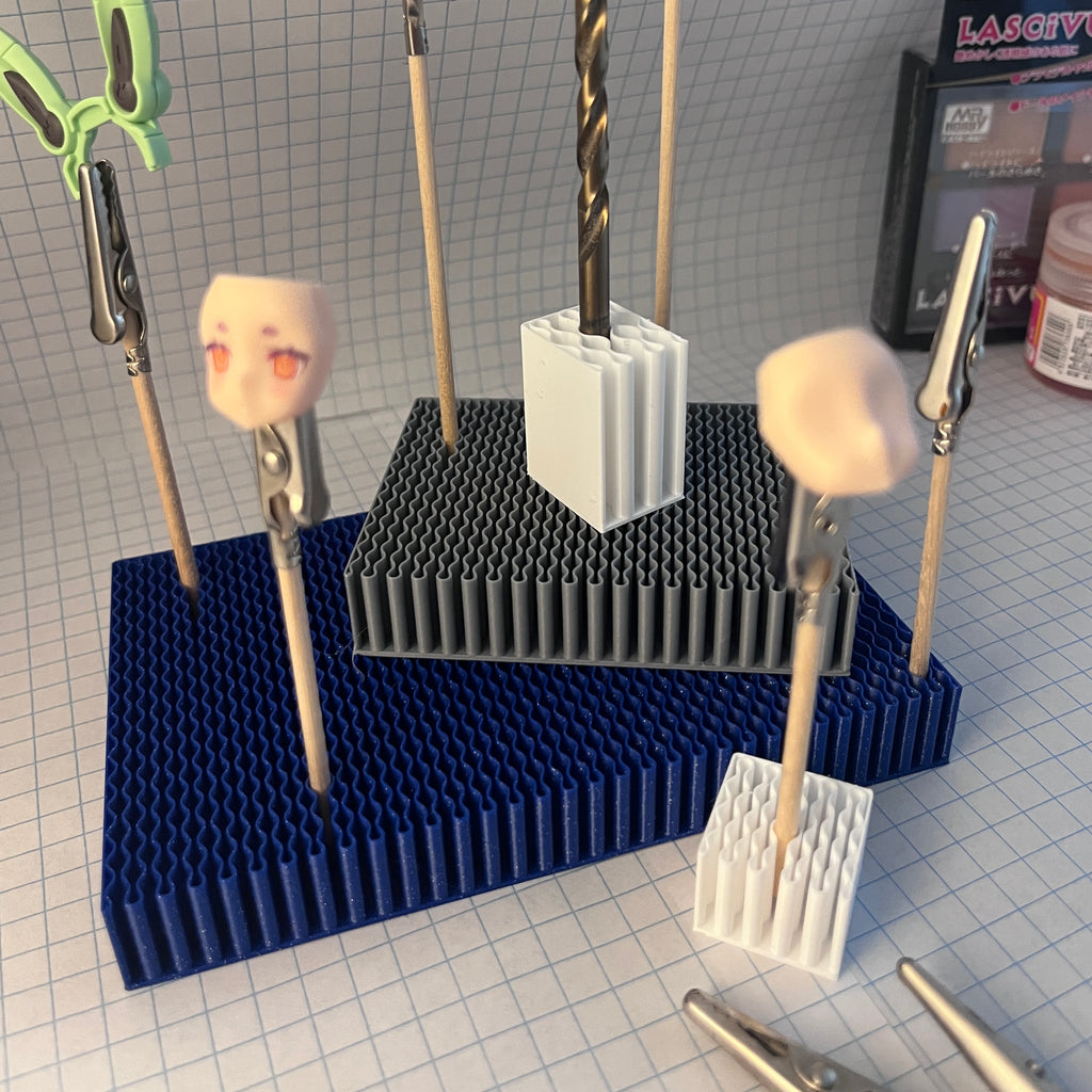 [Digital 3D Print File] // Synapticulae - Paint Clip Stick Holder