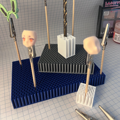 [Digital 3D Print File] // Synapticulae - Paint Clip Stick Holder